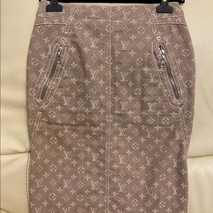 Louis Vuitton Monogram MIDI Skirt